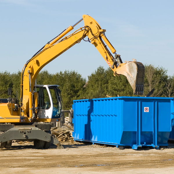 can i choose the location where the residential dumpster will be placed in Union Hill Illinois